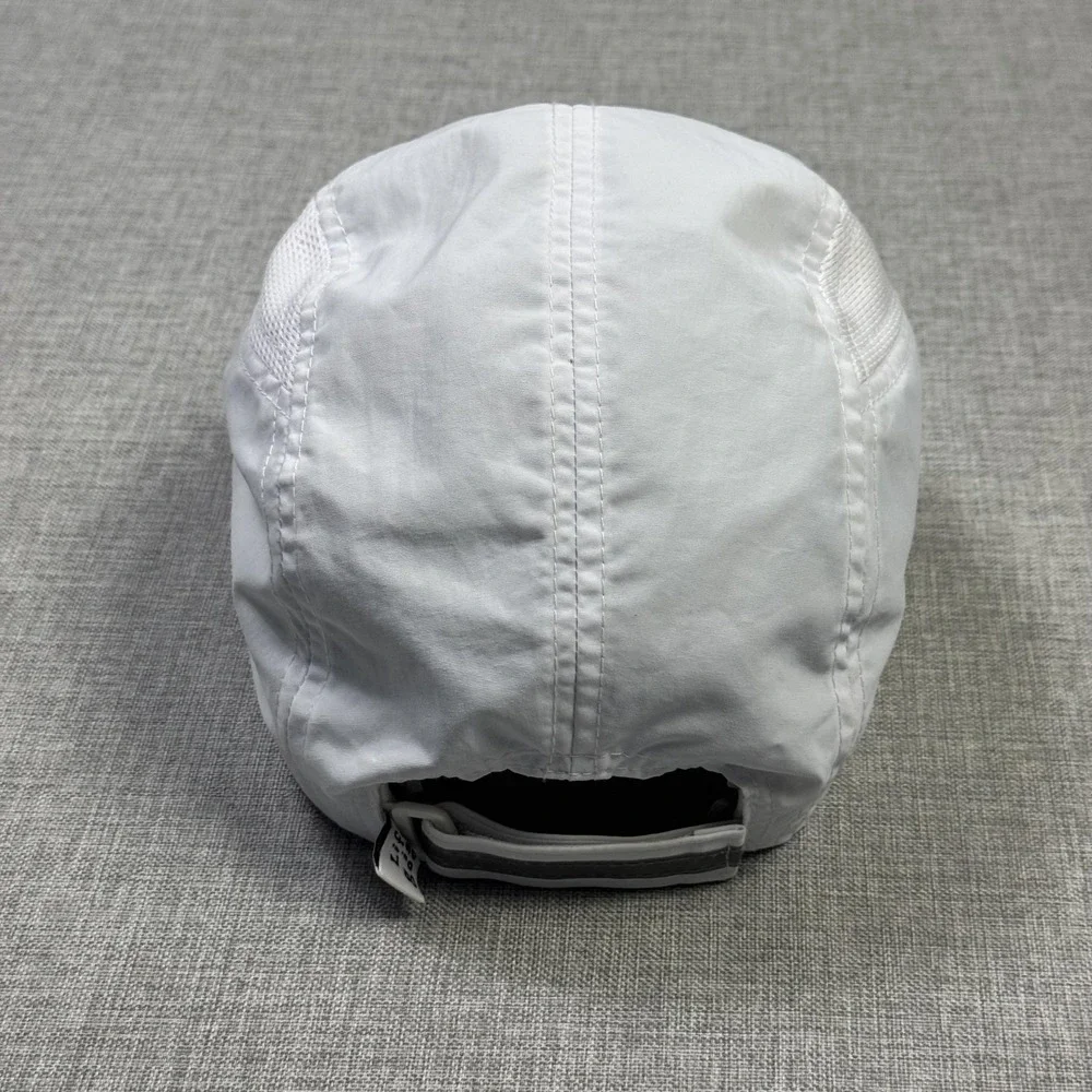 Life Is Good Active Fit Running 5-Panel Hat Cap Strap Back One Size White